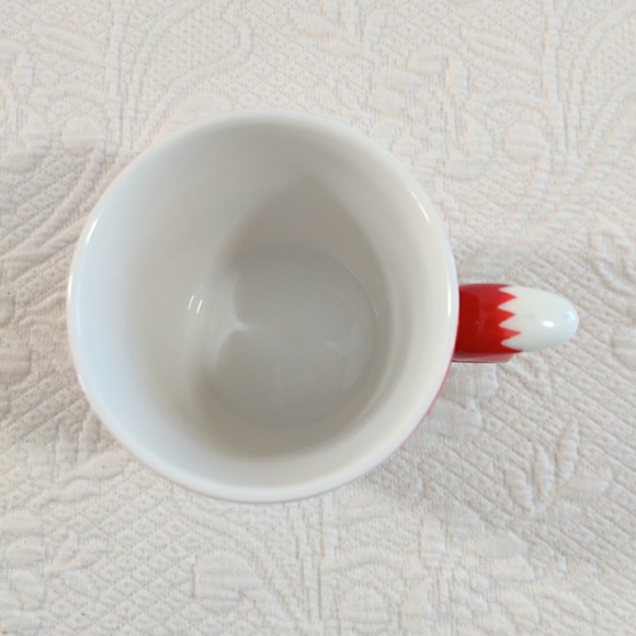 Starbucks 2016 Red Fox Tail Handle 12 oz Holiday Coffee Tea Mug Christmas Cup - Picture 7 of 9